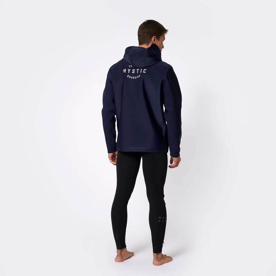 Mystic Mens Haze 2mm Neoprene Hoodie 35017.230340 - Navy, M