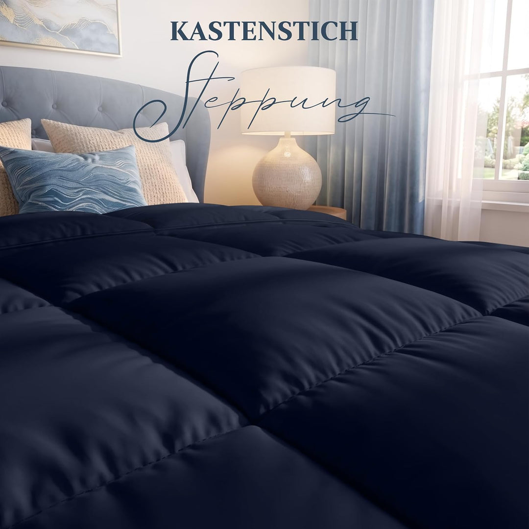 Utopia Bedding Bettdecke 220 x 240 cm, leichte Bettdecke mit Polyesterfüllung für 4 Jahreszeiten, Mi