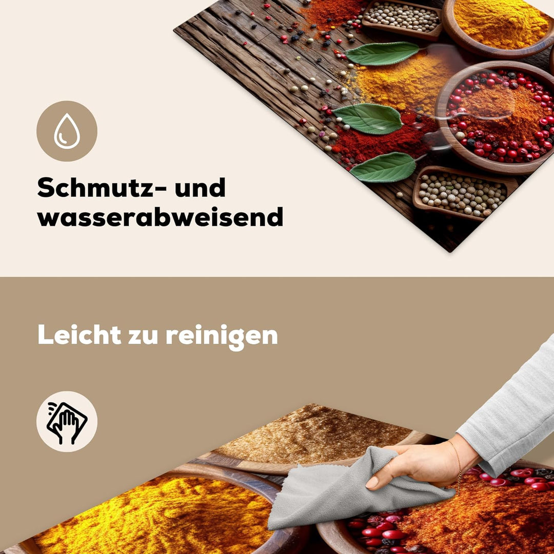KitchenYeah© Herdabdeckplatte Einteilig Küche Ceranfeld Abdeckplatte Cerankochfeld Abdeckung Indukti