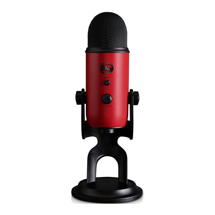 Blue Microphones Yeti USB-Mikrofon für Aufnahme und Streaming auf PC und Mac, verstellbares Stativ,