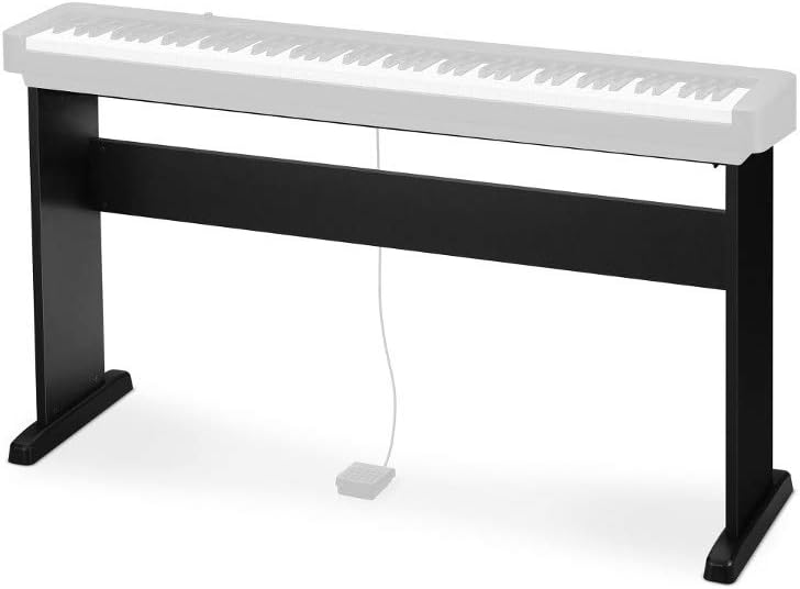 Casio CDP-S110BK Digitalpiano schwarz mit 88 gewichteten Tasten & CS-46P Basisstand schwarz für Casi