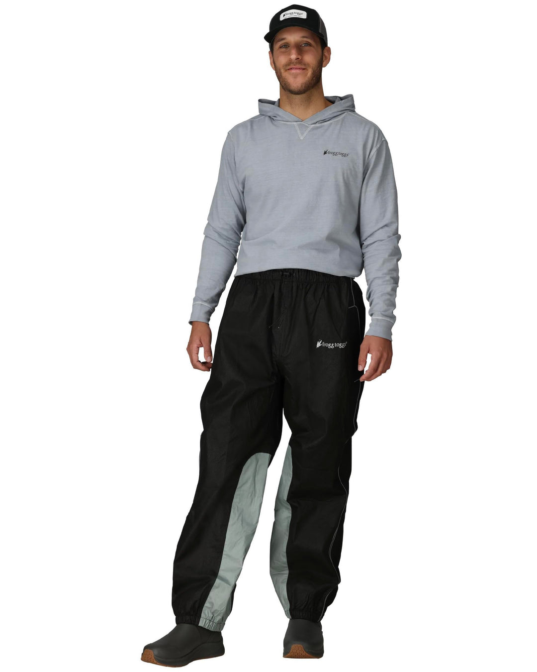 frogg toggs Herren Hose Road Toad Regenhose, Reflektierend, Wasserdicht 3XL Schwarz, 3XL Schwarz