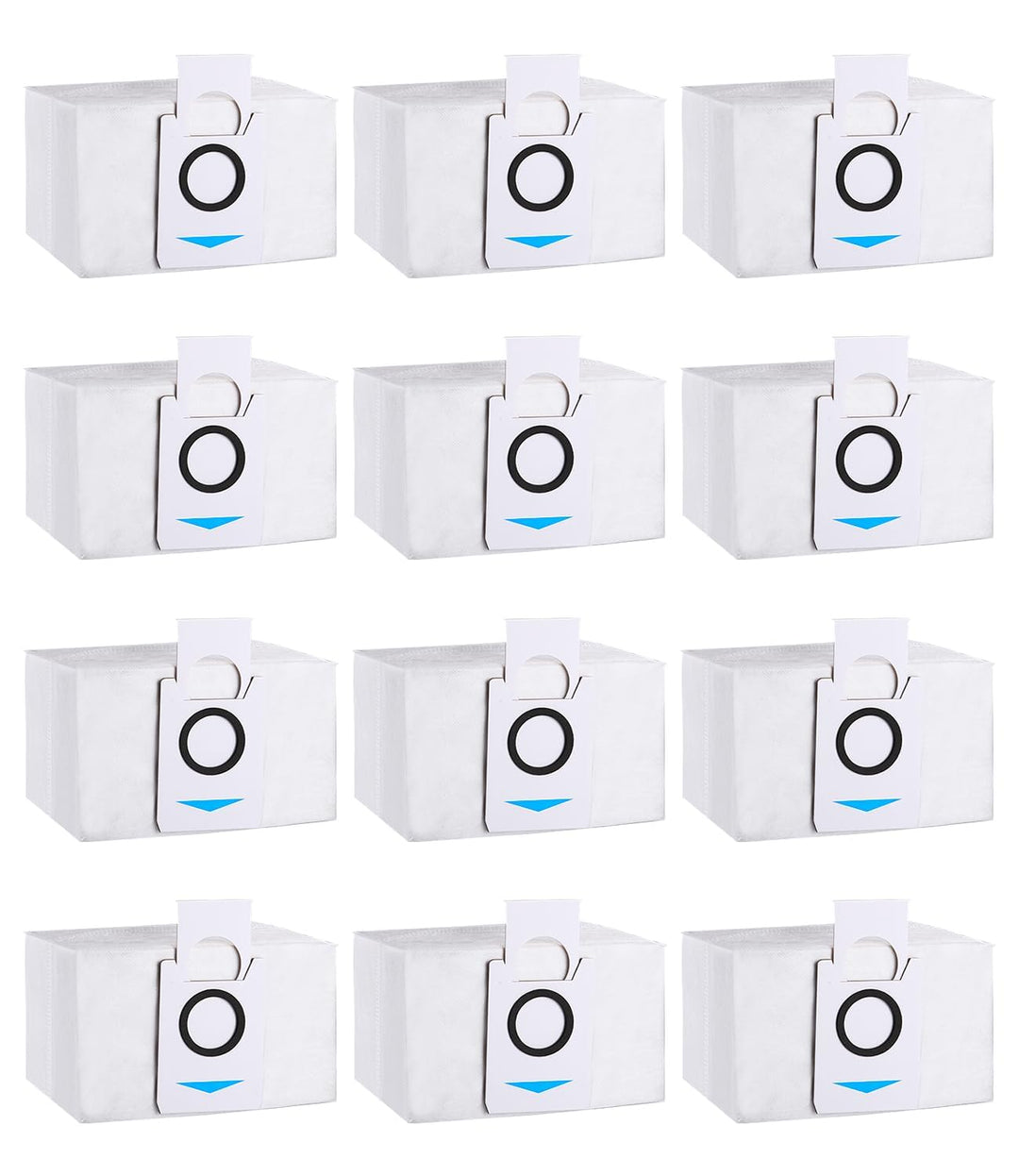 12 Stück Staubbeutel Zubehör Kompatibel mit Ecovacs Deebot X1 Omni & X1 e Omni, X1 TURBO, T20 Omni,T