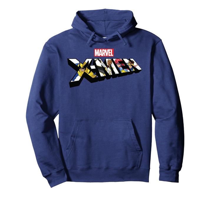 Marvel X-Men Character Fill Logo Pullover Hoodie