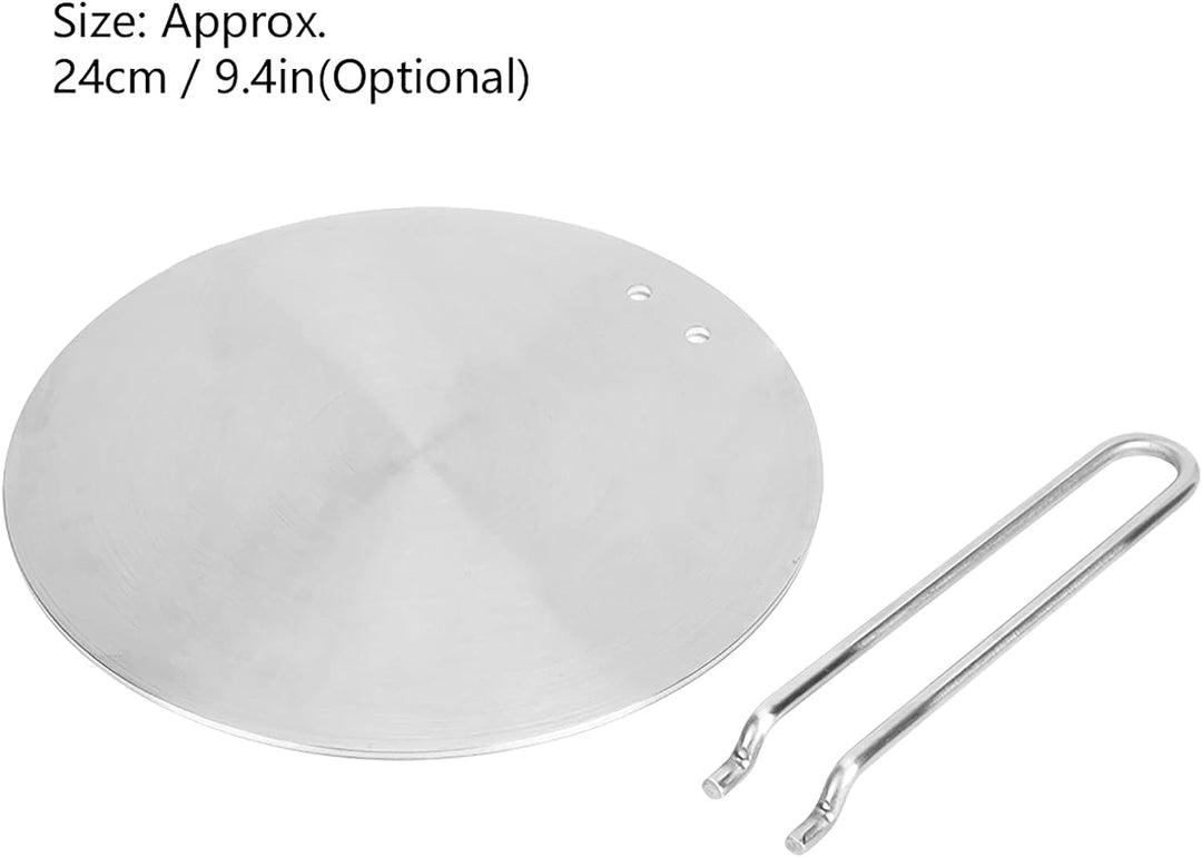 Hitzediffusor Edelstahl Induktionsdiffusorplatte, Induction Cooking Diffuser Plate für Elektro-Gashe