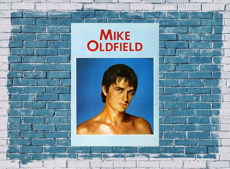 Mike Oldfield - Porträt, 1982 » Konzertplakat/Premium Poster | Live Konzert Veranstaltung | DIN A1 «