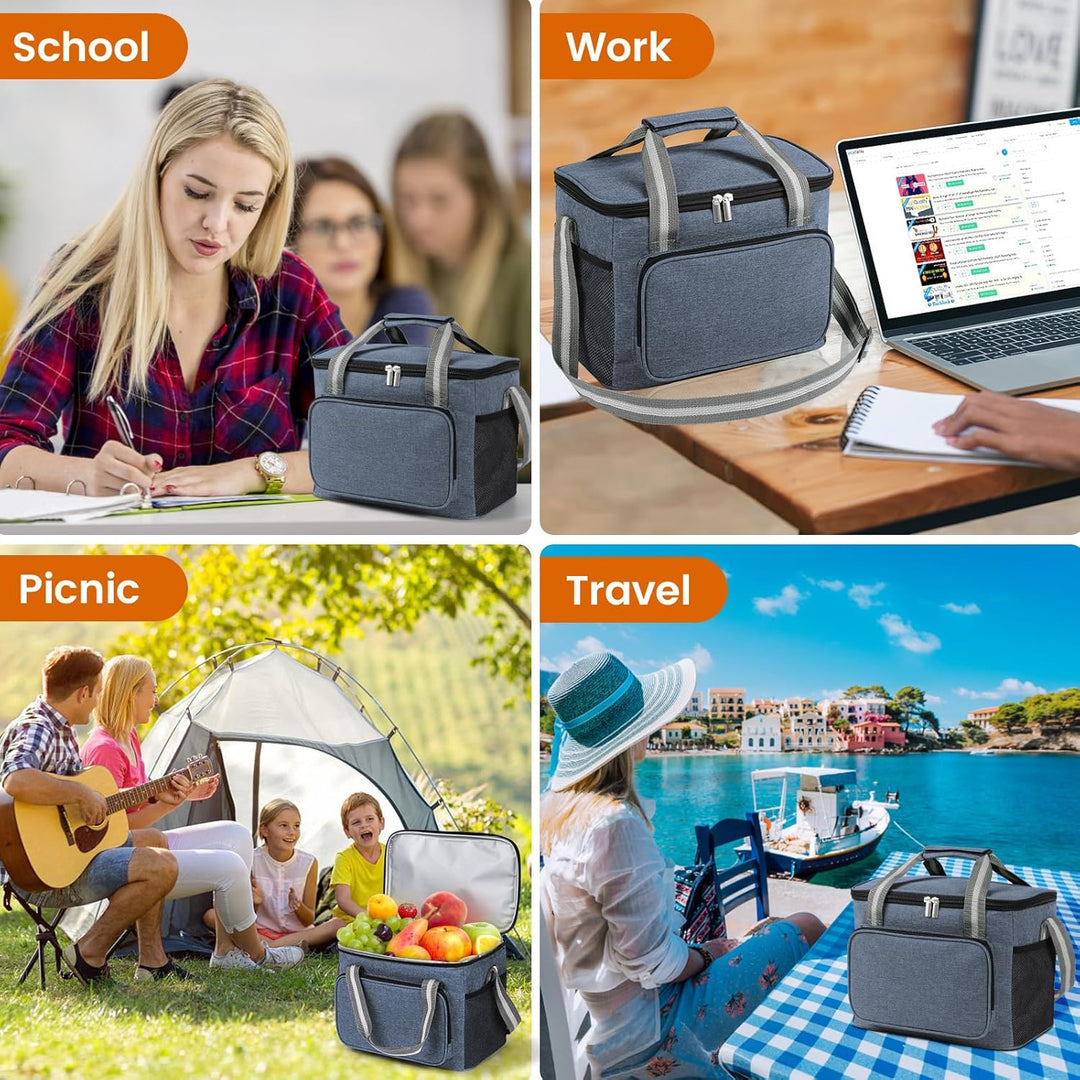 Kühltasche Klein, Kleine Kuhltasche fur Unterwegs, Kuhltaschen Faltbar, Thermotasche für Picknick/BB