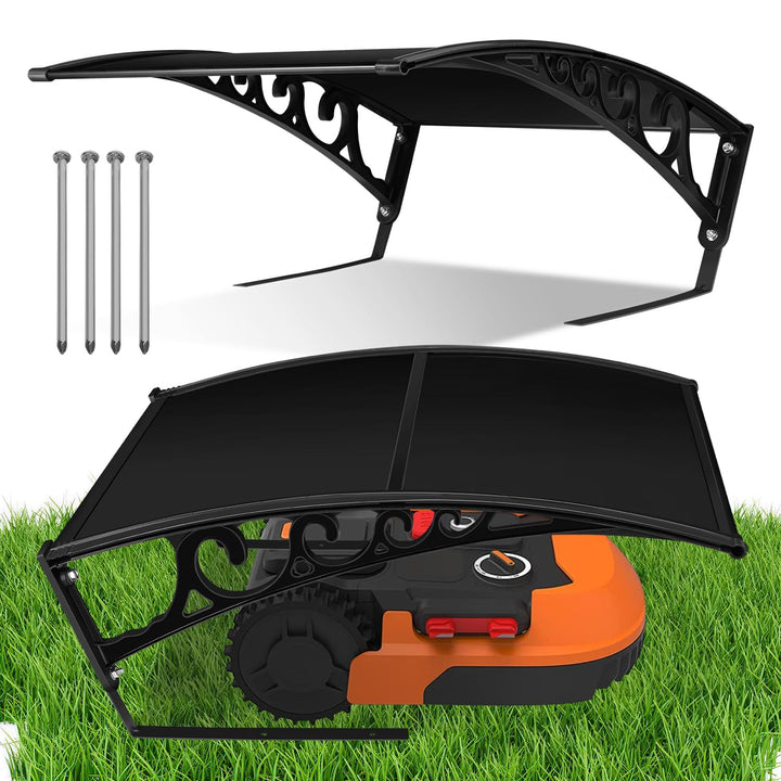 Mähroboter Garage Dach Carport für Rasenmäher Rasenroboter, 106x87x50cm, Rasenroboter Garage für Gar