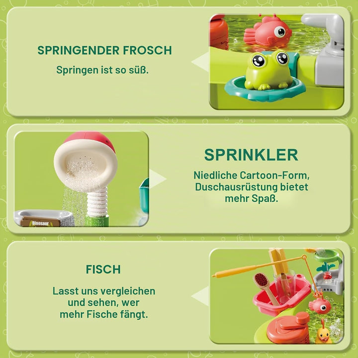 deAO Wasserspieltisch für Kinder, Sand und Wassertisch Spielzeug mit Automatischer Zirkulationspumpe
