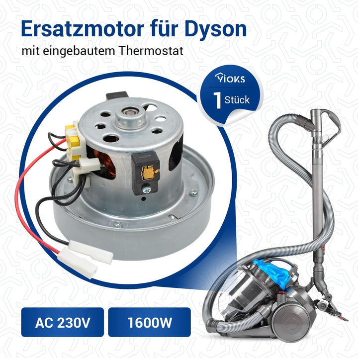 VIOKS Staubsauger Motor / YDK Motor YV-2201 Ersatz für Dyson DC DC05 DC08 DC11 DC19 DC20 DC29 Staubs