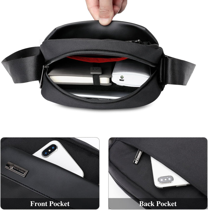 BAIGIO Herren Umhängetasche Kleine Schultertasche Herren Nylon Messenger Bag Oxford Business Tasche
