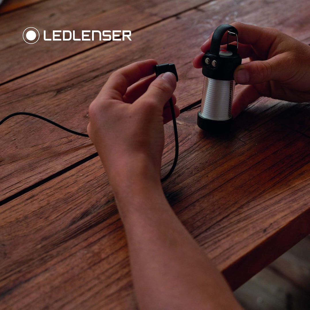 Ledlenser ML4 Laterne, Outdoor, Campinglampe, 300 Lumen, 45 Stunden Leuchtdauer, wiederaufladbar, in