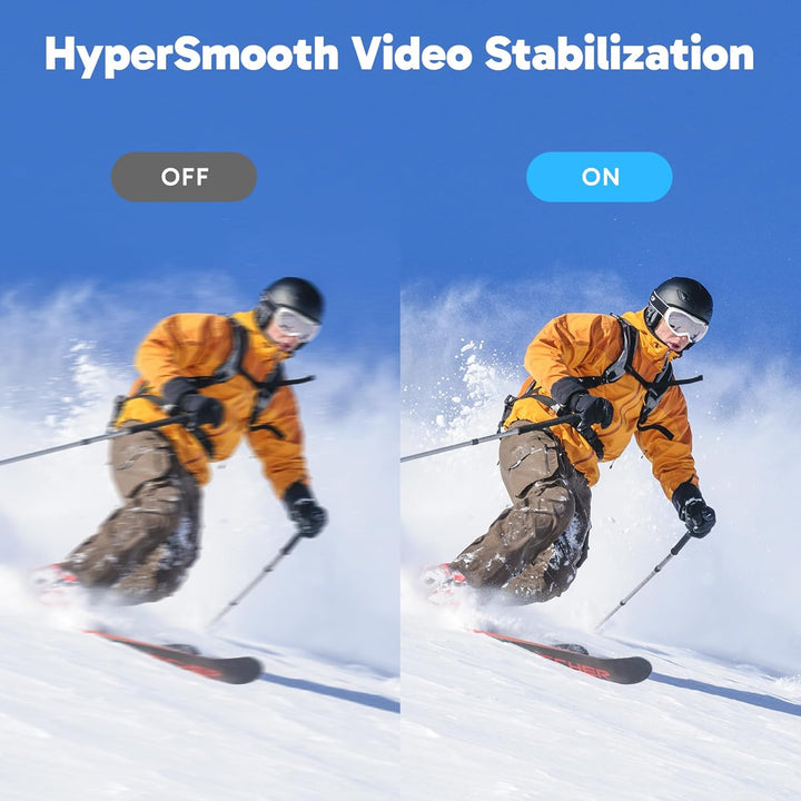 AKASO Action Cam 4K30FPS 20MP mit Schwimmender Handgriff und Tasche WiFi 40M Unterwasserkamera Wasse