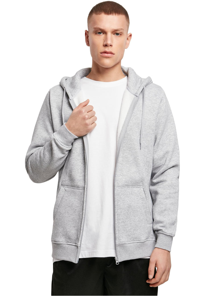 Build your Brand Herren Heavy Zip Hoody, Herren Kapuzenpullover aus Baumwolle und Polyester in viele