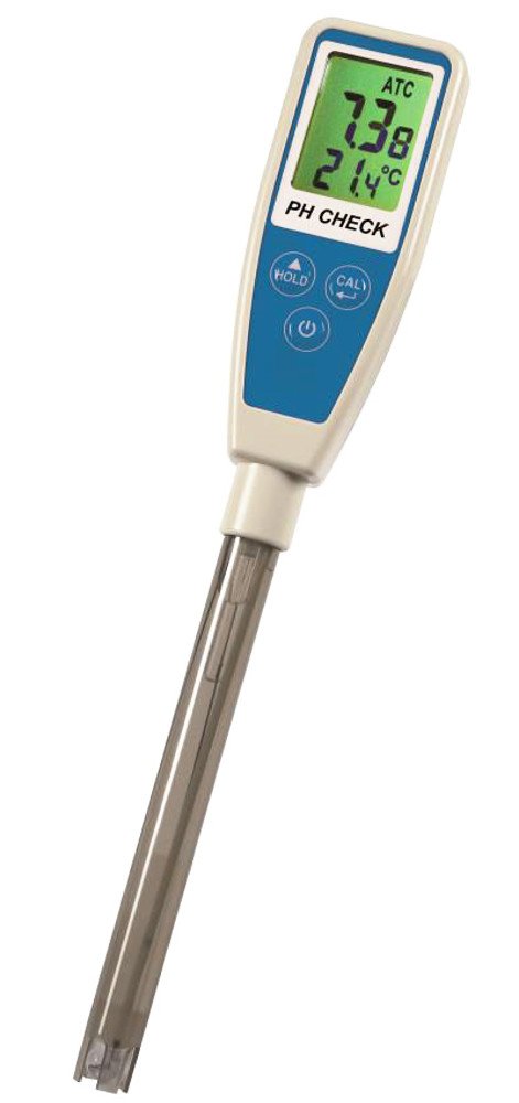 TFA Dostmann Check pH Messgerät ATC Wasserqualitätskontrolle, HOLD-Funktion, ph-Wert, Temperatur, in