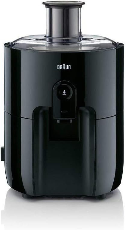 Braun Household PurEase Entsafter SJ 3100 BK – Juicer für selbstgemachte Säfte, Grosser Einfüllschac