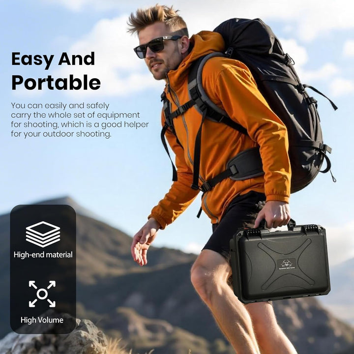 STARTRC Mini 5 Pro Koffer, Wasserdichter Hartschalen Tasche für DJI Mini 5 Pro Fly More Combo Zubehö