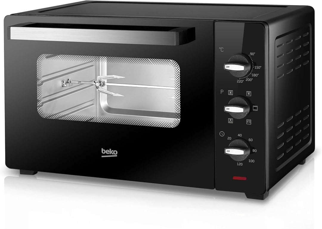 Beko - BMOF45B – Elektroherd, mit Umluft, 45 Liter, 2000 W, 5 Funktionen, Timer 120 min, Temperatur