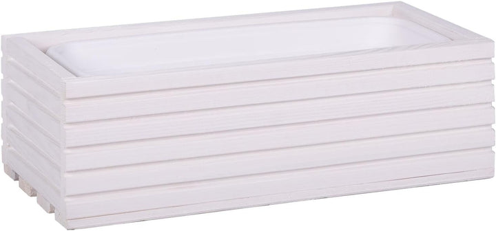 BooGardi Blumenkasten mit Einsatz · Weiss 44cm x 20cm x 14cm · 4 Farben 3 Grössen · Pflanzgefäss für