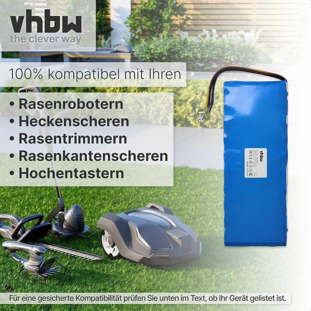 vhbw Akku kompatibel mit Husqvarna Automower G1 1998, G1 1999, G1, G1 2000, G1 2001, G1 2002, G1 200