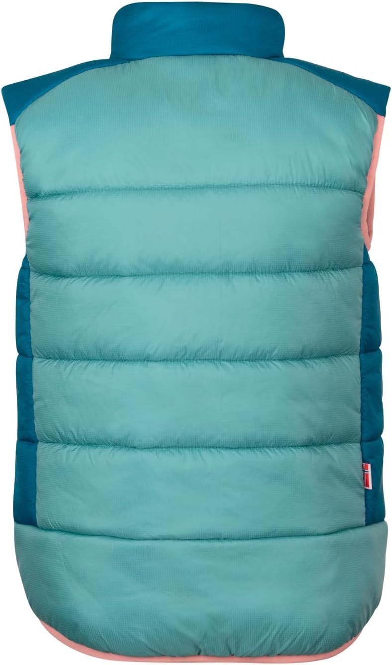 Trollkids Kids Hardanger Vest 92 aqua haze, 92 aqua haze