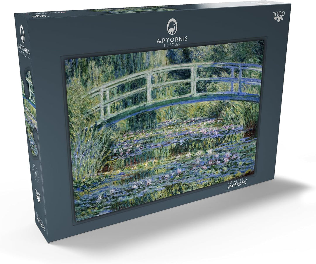 Claude Monet's Water Lilies and Japanese Bridge (1899) - Premium 1000 Teile Puzzle - MyPuzzle Sonder
