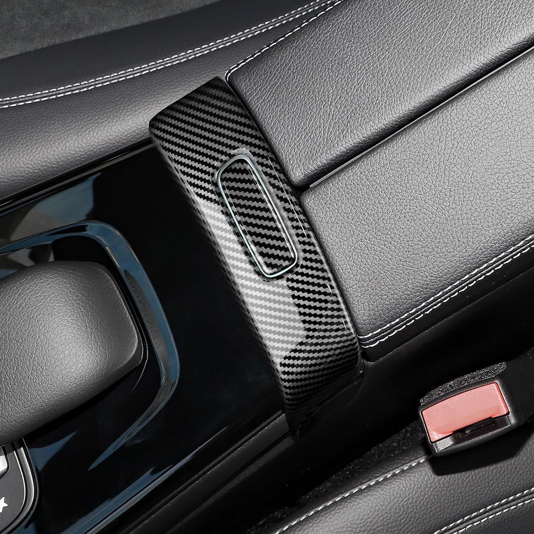 KUNGKIC ABS Auto Zentralsteuerung Armlehne Box Rahmen Dekorative Aufkleber Innenbereich Compatible w