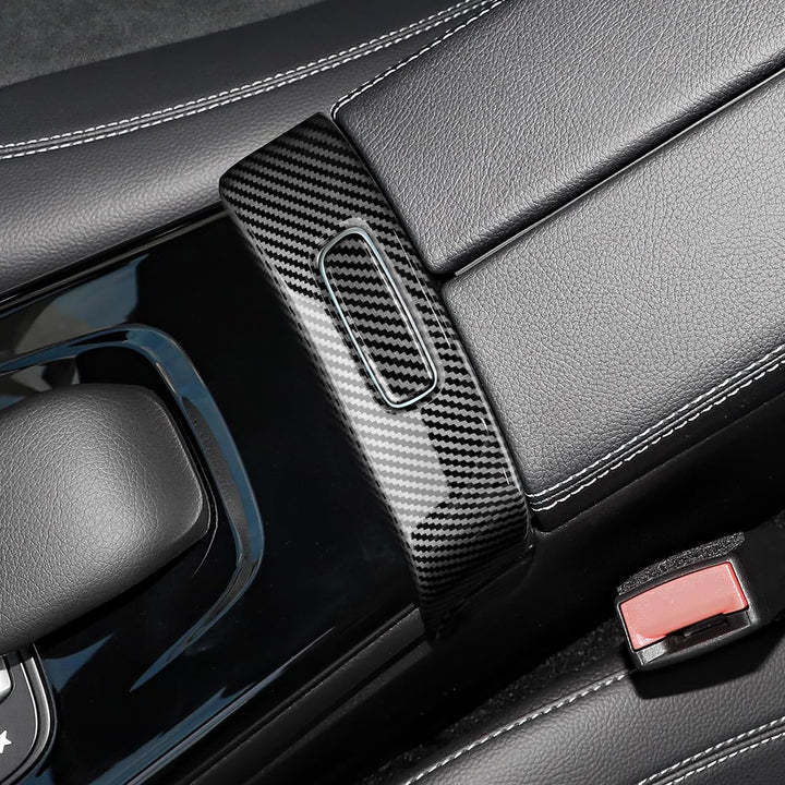 KUNGKIC ABS Auto Zentralsteuerung Armlehne Box Rahmen Dekorative Aufkleber Innenbereich Compatible w