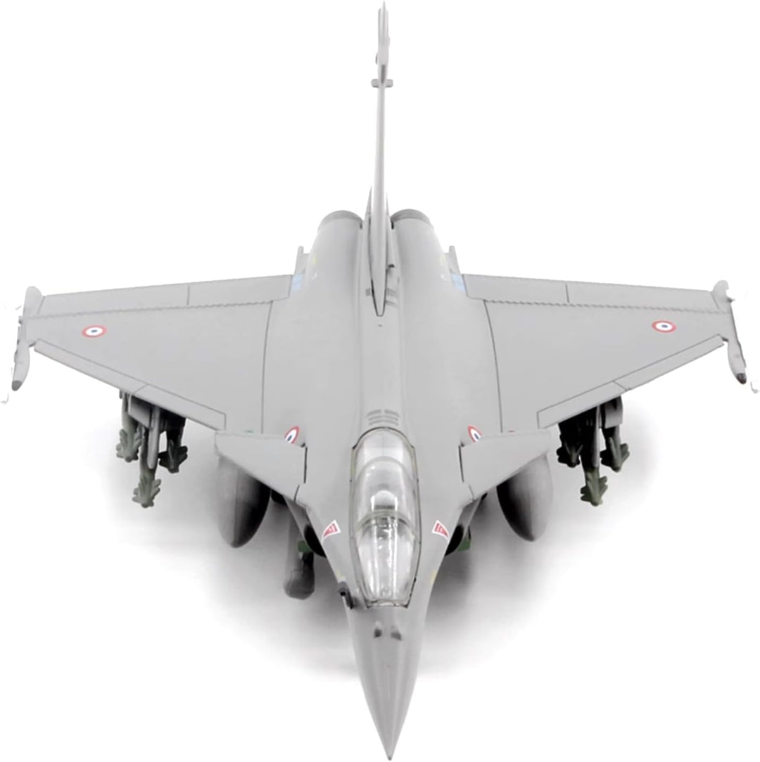 MOUDOAUER 1:100 Scale French Air Force Rafale C Libya War Fighter Model Alloy Model Diecast Plane Mo