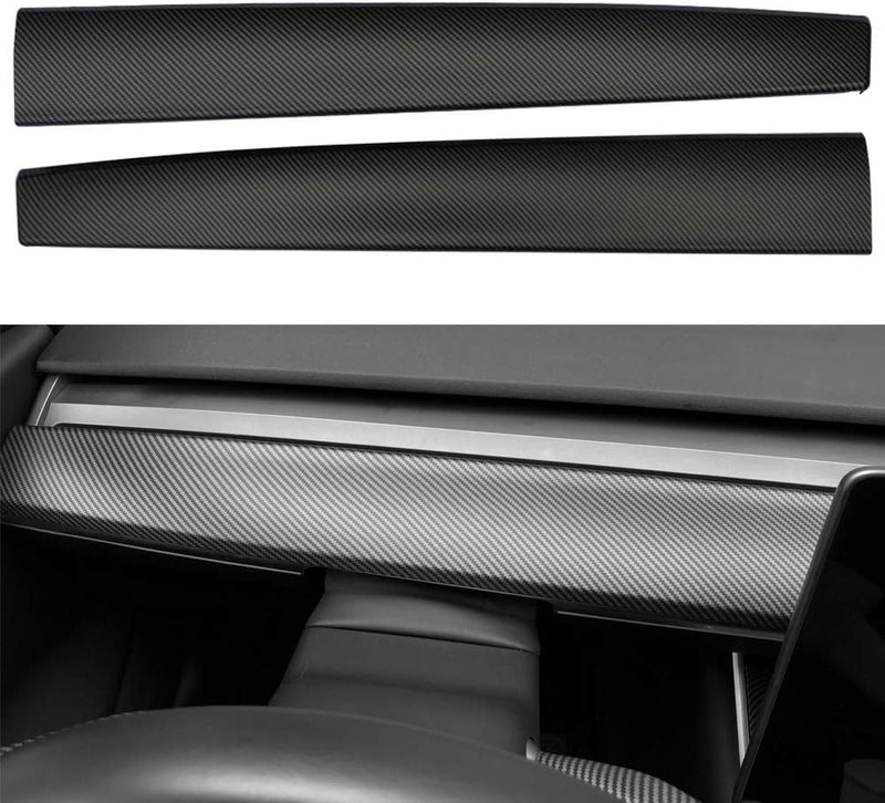 EVAUTO Tesla Model 3 Model Y Dash Wrap Dashboard Cover Interior Decoration Wrap Kit Accessories -Mat