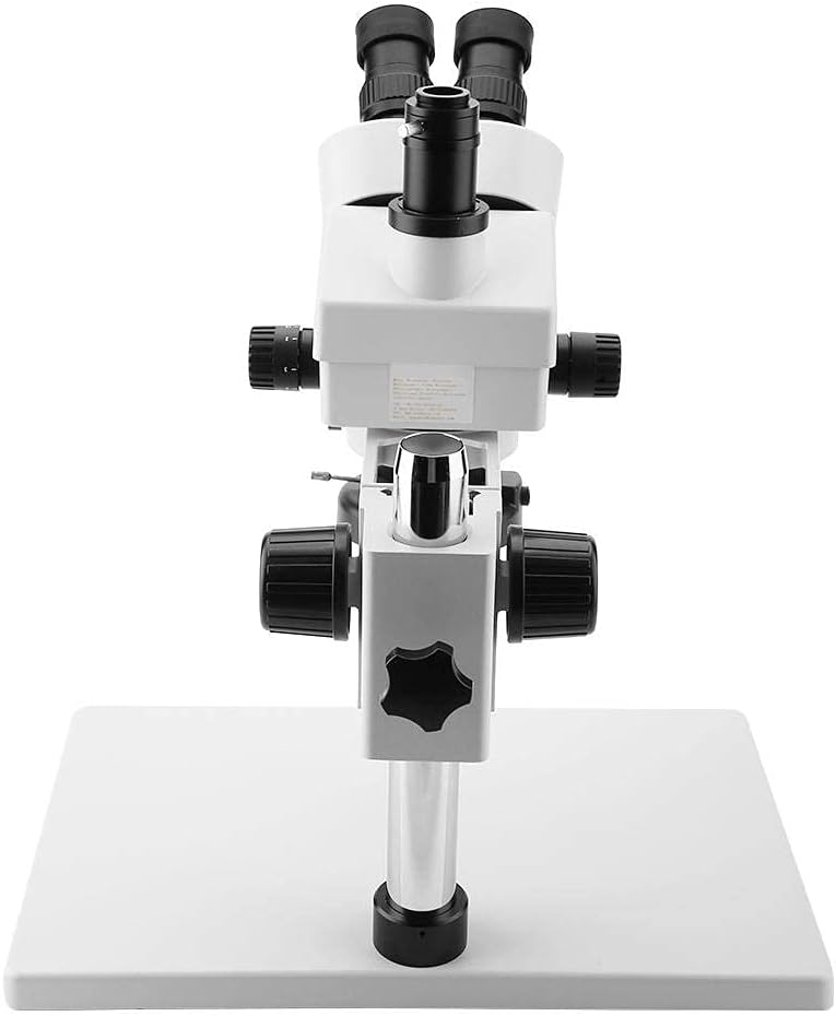 Bewinner 3,5X-90X Vergrösserung kontinuierliche Zoom Stereo Mikroskop, 0,7X-4,5X Zoom Objektiv,Trino