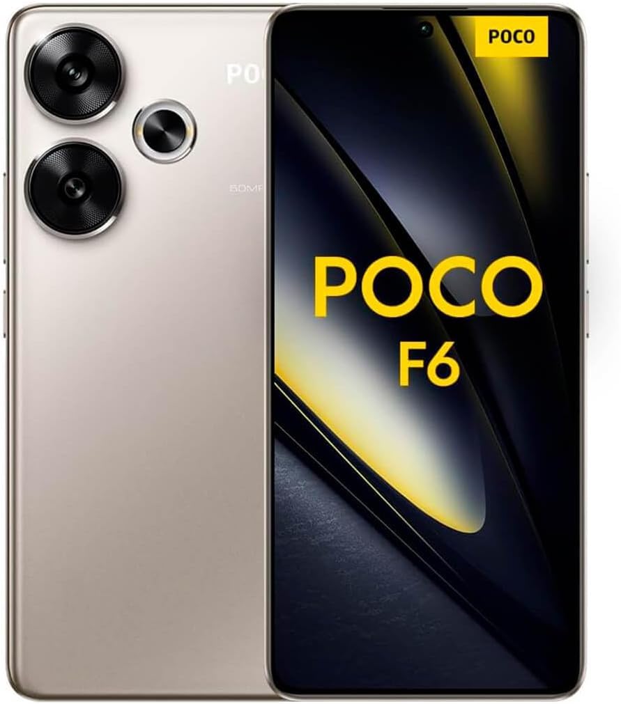 Xiaomi Poco F6 12 GB + 512 GB Smartphone Snapdragon® 8s Gen 3, Flow AMOLED Display 120 Hz, 5000 mAh