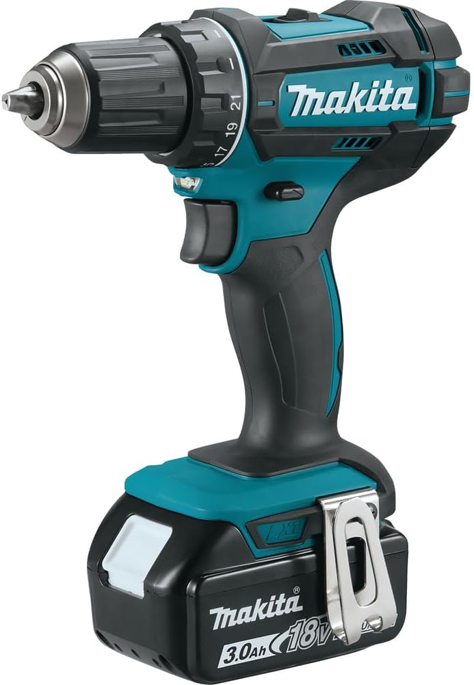 Makita DDF482RFJ Akku-Bohrschrauber 18V / 3,0 Ah, 2 Akkus + Ladegerät im MAKPAC Basic