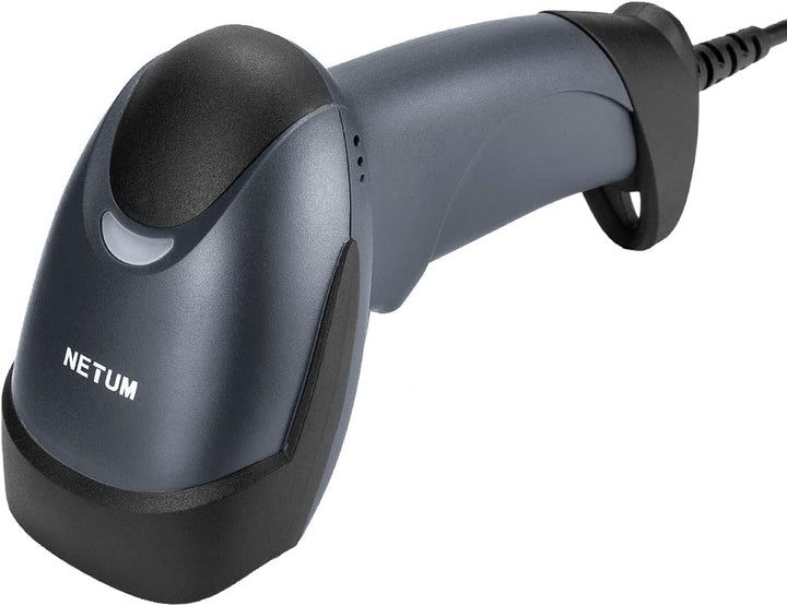 NETUM Handscanner Kabelgebunden Laser-Barcodescanner 32-bit Decoder 1D with USB Kabel NT-M1