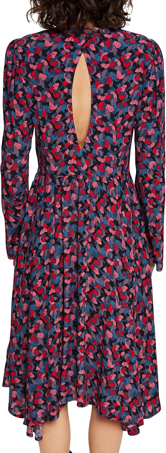 ESPRIT Damen 122ee1e308 Kleid 32 673/Pink 4, 32 673/Pink 4