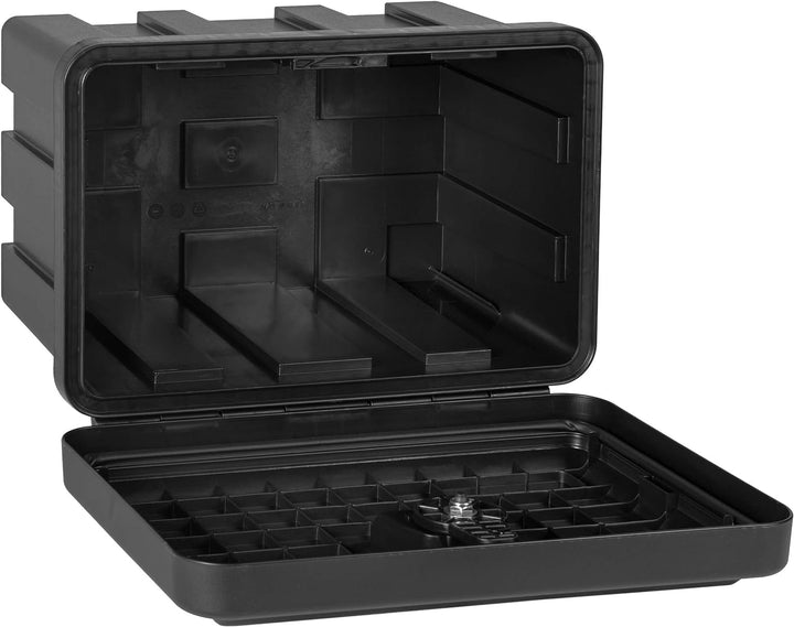LKW Staukasten aus Kunststoff 500x350x300mm 30 ltr, Edelstahlhaus Werkzeugkasten, Unterbaubox für Nu