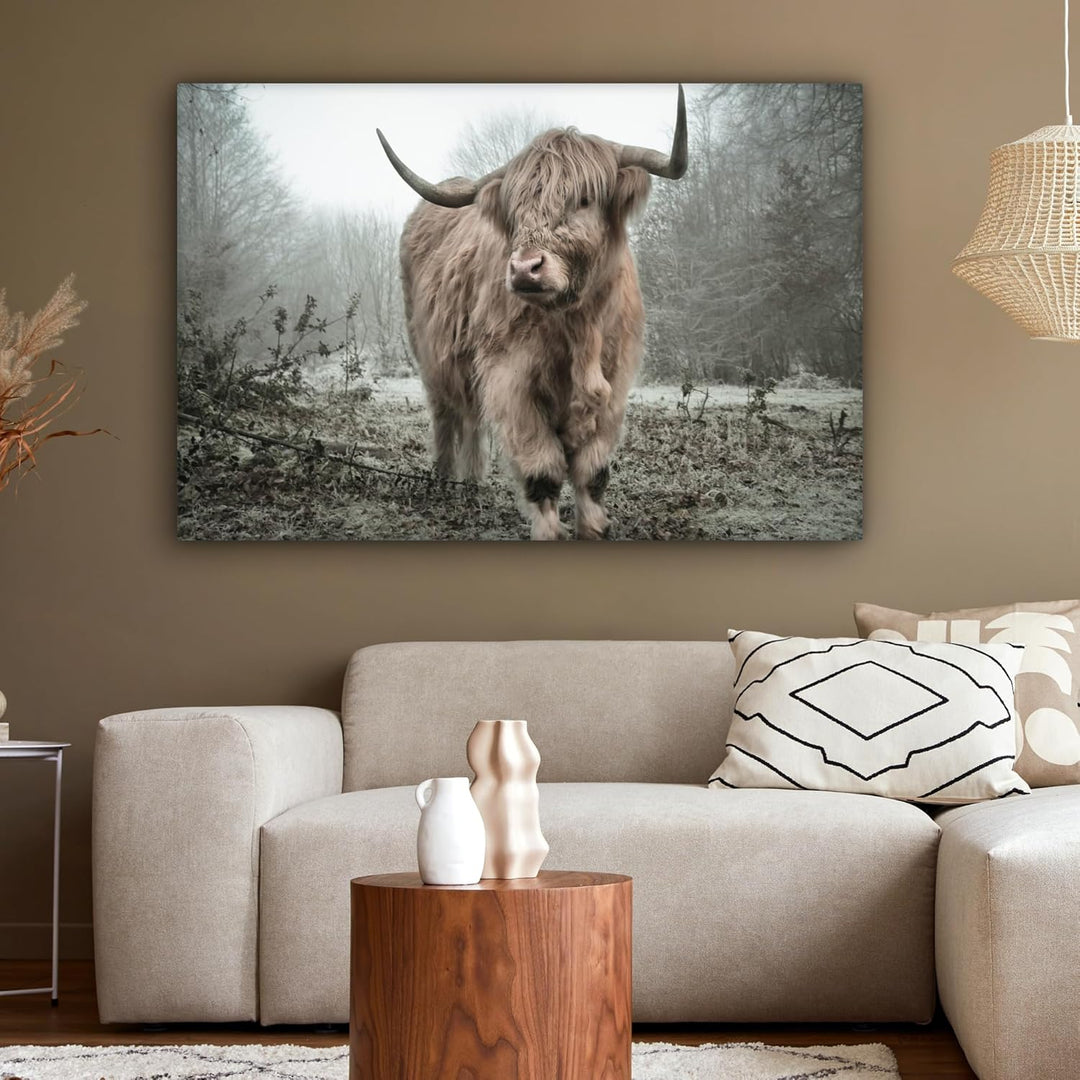 MuchoWow© Leinwandbild Gross 120x80 cm XXL Dekoration Wohnzimmer Bilder Aufhängen Wall Decoration Li