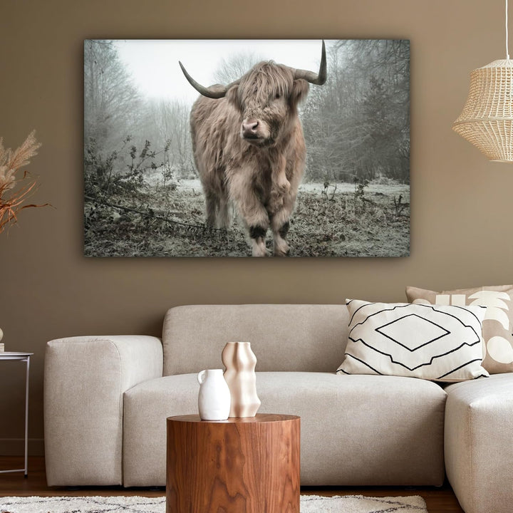 MuchoWow© Leinwandbild Gross 120x80 cm XXL Dekoration Wohnzimmer Bilder Aufhängen Wall Decoration Li