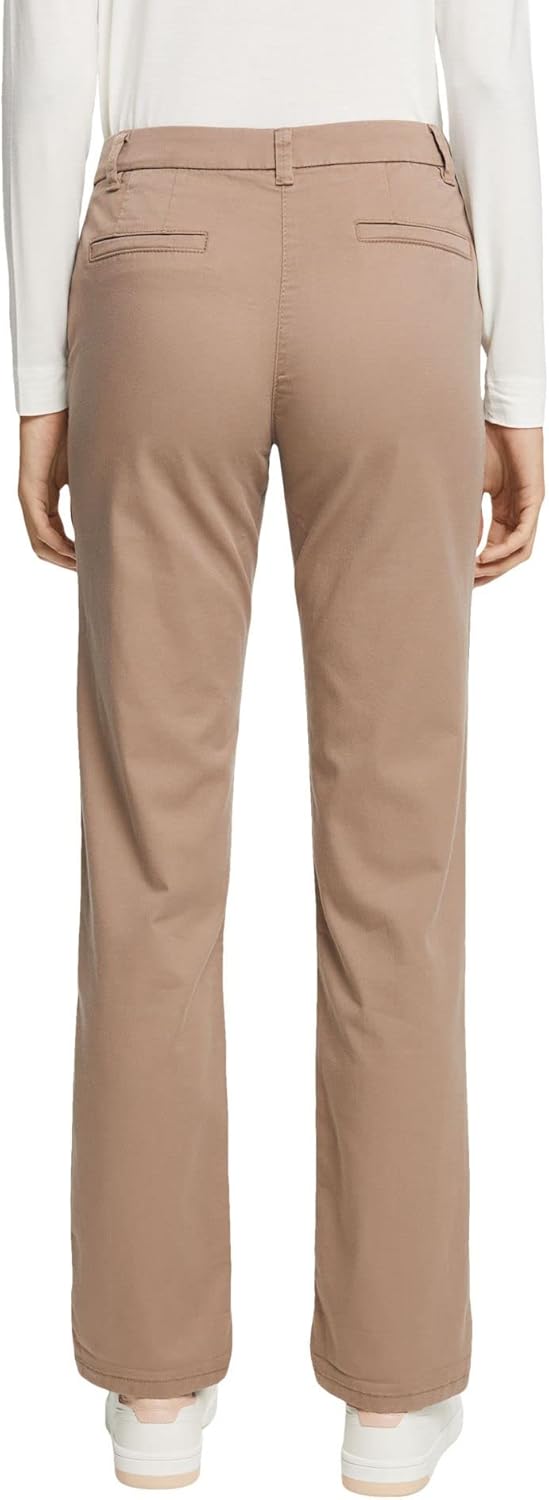 ESPRIT Damen Hose 32W / 32L 240/Taupe, 32W / 28L