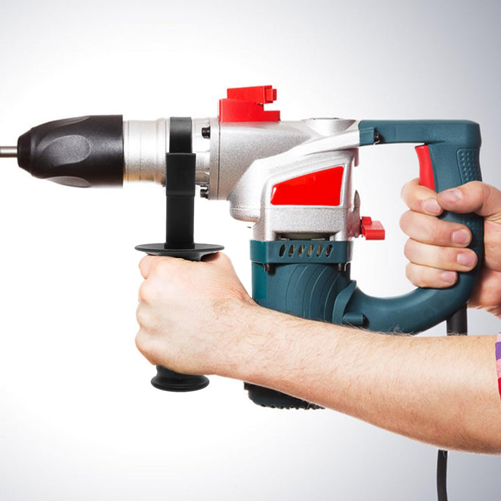 VILLCASE Seitengriff Für Elektrohammer Schlagbohrmaschinen Ersatzgriff Ergonomisch Einstellbar Rutsc