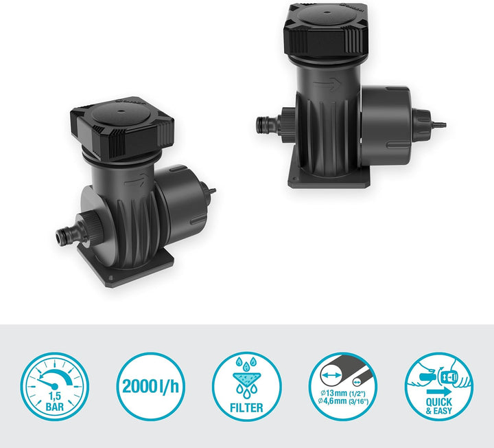 Gardena Micro-Drip-System Basisgerät 2000: Startbaustein für das automatische Bewässerungssystem, re