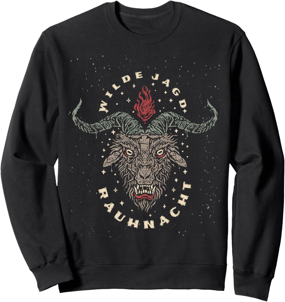 Rauhnacht - Wilde Jagd - Perchten - Teufel - Krampus Sweatshirt