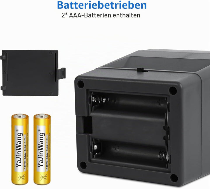 DGODRT LED-Diabetrachter für alte Dias, 35mm-Negative und Diaprojektoren, (2 x AAA-Batterien enthalt