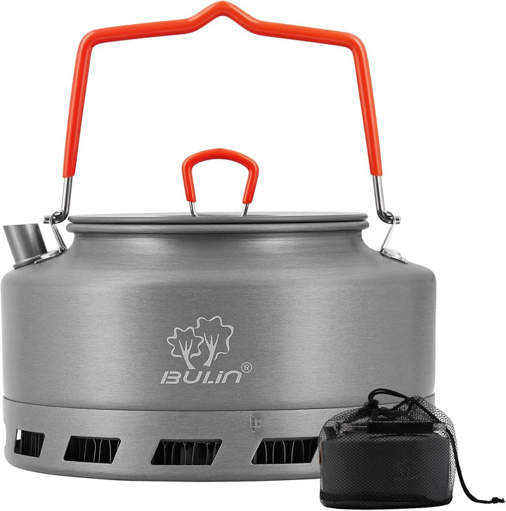Bulin Camping Wasserkessel 2.2L Grösser Kaffeekanne Wasserkocher 2-3 Personen Kochen Leicht Faltbar