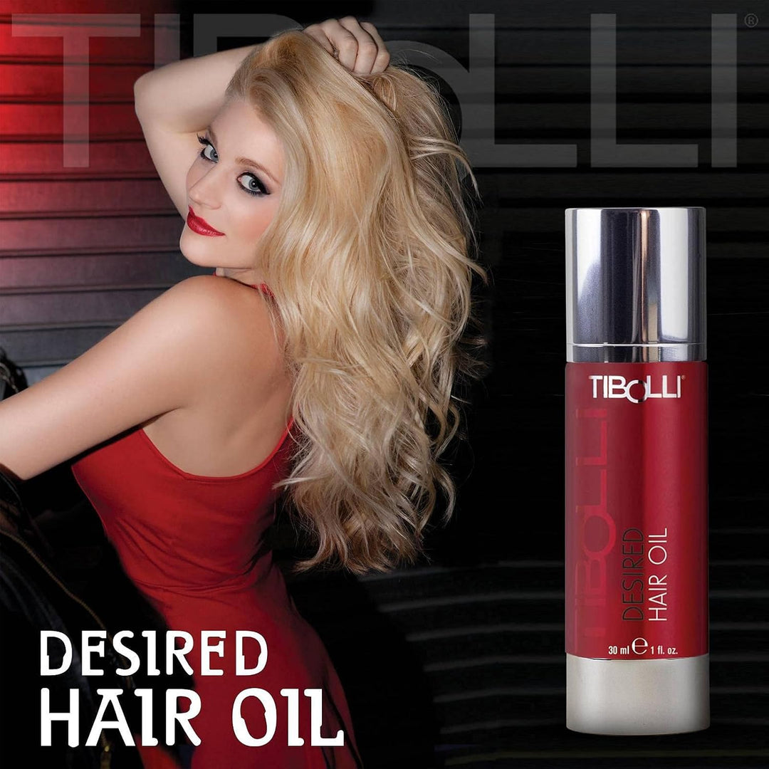 TIBOLLI Desired Hair Oil (1 FL Oz / 30ml) Zur Beseitigung von Frizz und trockenem, geschädigtem Haar