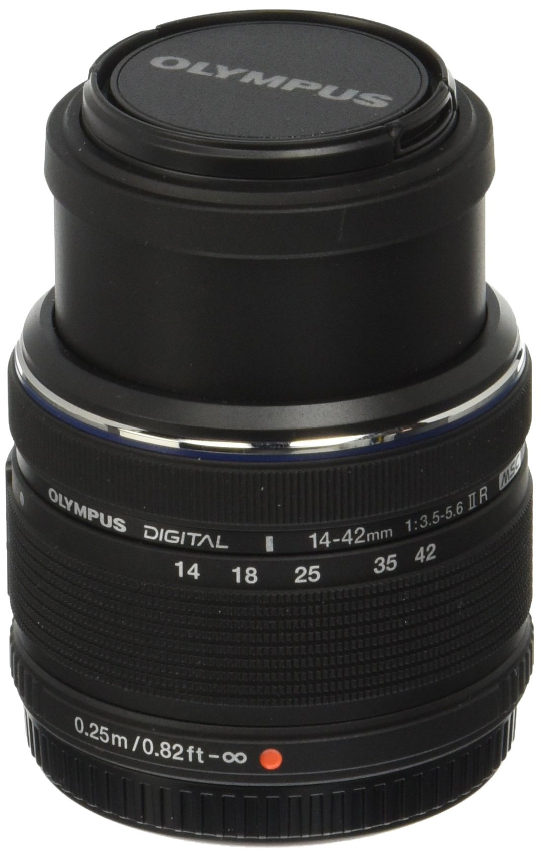Olympus M.14-42MM F3.5-5.6 2R Zuiko Kamera Zoomobjektiv schwarz Schwarz 14–42 mm f/3,5–5,6, Schwarz