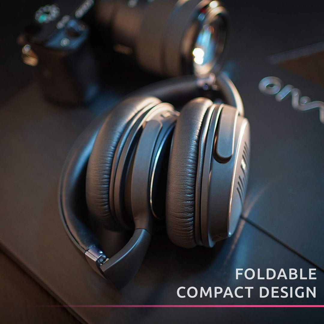 Smpl Noise Cancelling Kopfhörer - Bluetooth-Over-Ear-Kopfhörer, mit Mikrofon zum Anrufen, 16-Stunden