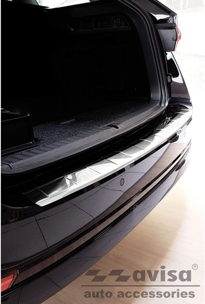Avisa Edelstahl Heckstossstangenschutz kompatibel mit Skoda Octavia IV Kombi 2020- (inkl. RS, exkl.