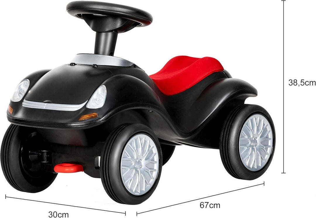 Rollplay Footie, Kinderfahrzeug mit LED-Front Scheinwerfer, Hupe, Blinker, Flüsterreifen und weichem