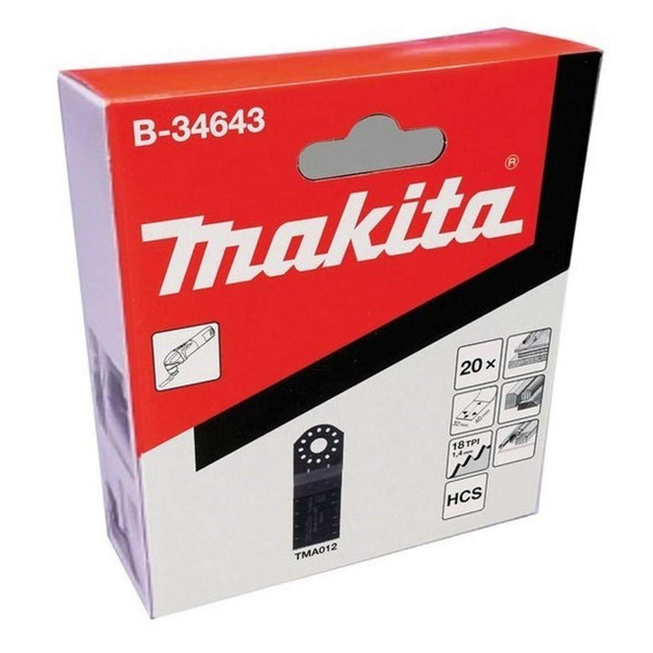 Makita Tauchsägeblatt TMA012, 20 Stück, 32 mm, B-34643